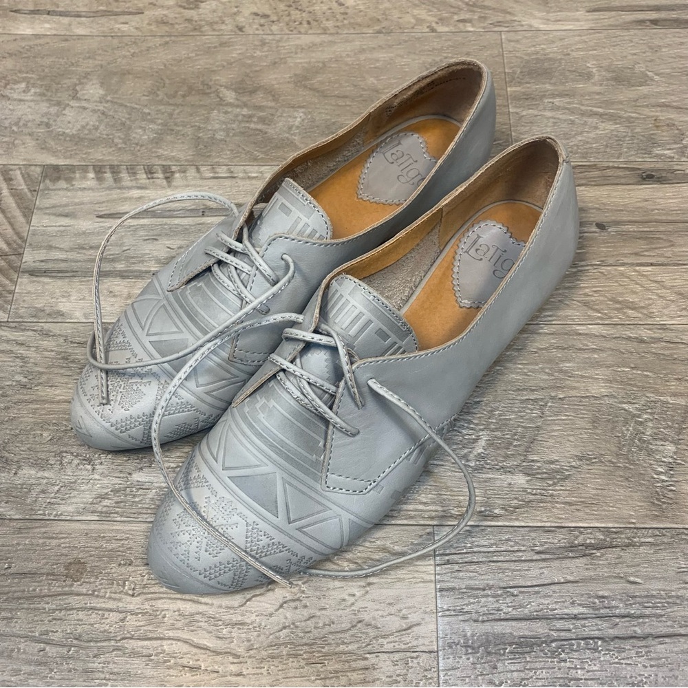Latigo Anthropologie Leather Junebug Oxford Lace Up Shoes